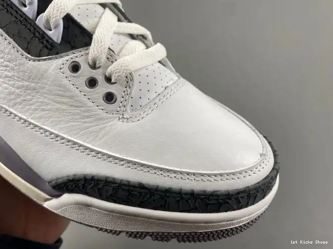 1st Kicks Shoes CT8532-106 Grey 3 Air Cement Jordan 0617